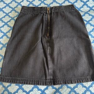Black denim skirt, Size 2, Brand Jack Wills